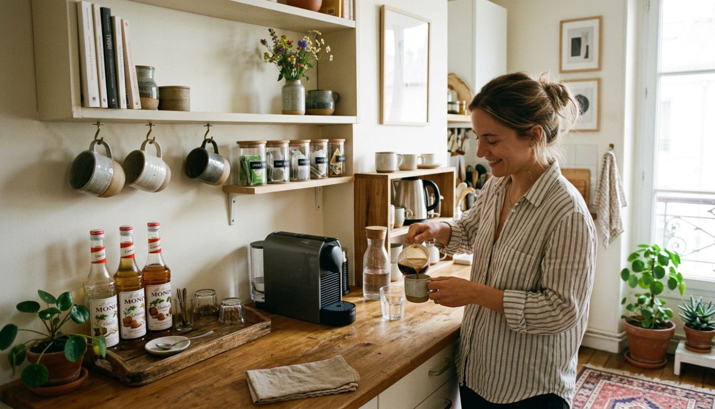 Petits espaces, grandes idées : intégrer un corner boissons dans sa maison